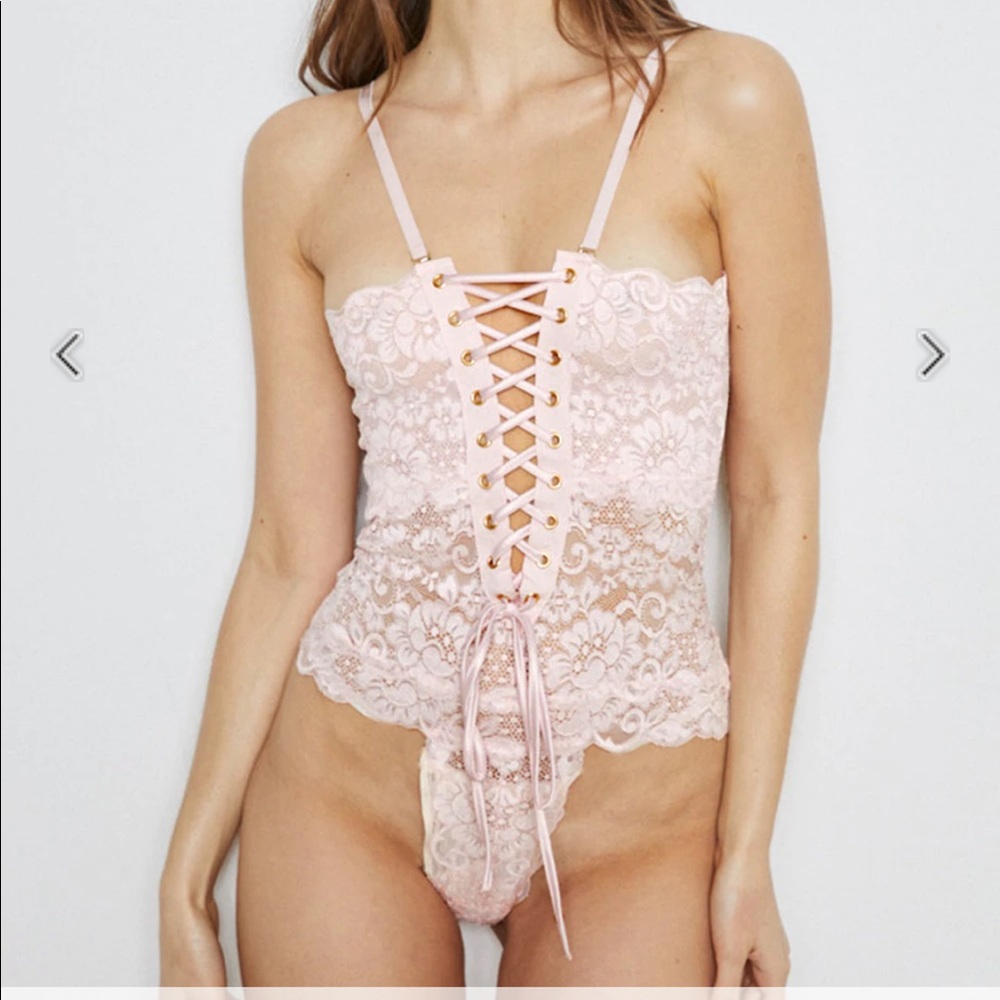 We are HAH spinster reversible lace bodysuit - the naked truth
